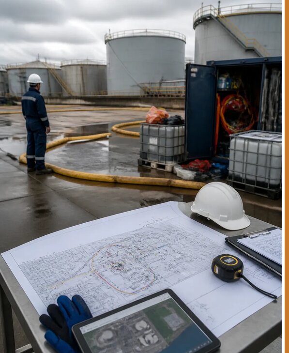 Разработка плана ликвидации разливов нефти в Тайшете